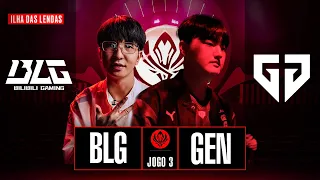 Gen.G x BLG | Jogo 3 - MD5 | Grande Final - MSI 2024 | Ilha das Lendas