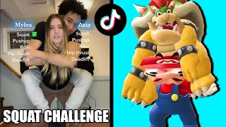 Mario Attempts Tik Tok Challenges