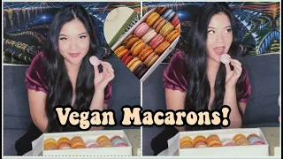 VEGAN MACARON TASTE TEST & MUKBANG | Laduree Review