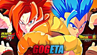 SSJ4 Gogeta Vs SSB Gogeta Dramatic Finish DLC (Japanese & English Dub) - Dragon Ball FighterZ