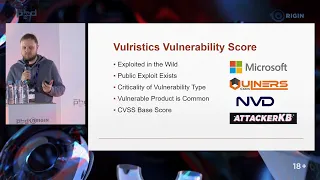 PHDays 10: Приоритизация CVE уязвимостей с помощью открытого расширяемого фреймворка Vulristics