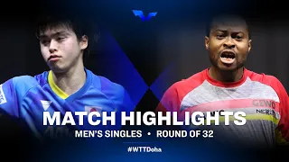 Masataka Morizono vs Quadri Aruna | WTT Star Contender Doha 2021 | MS | R32 Highlights