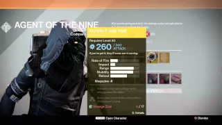 Xur has set up shop in the tower Oct 31 - Nov 2 - Patience and Time Exotic Sniper