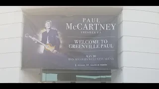 Paul Mccartney Concert Greenville SC May 30th