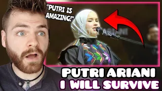 British Guy Reacts to Putri Ariani "I WILL SURVIVE" | GLORIA GAYNOR COVER | LIVE | REACTION