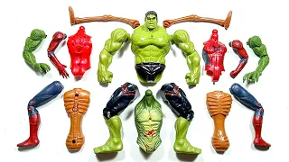 Avengers Toys Assemble Spider-Man, Hulk Smash, Lizard dan Siren head ~ Avengers