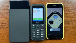 Cat B26 Button Phone Calls Apple iPhone 7 & Samsung A52 + Call Back. Incoming & Outgoing Calls