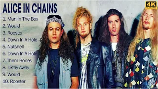 [4K] Alice In Chains Full Album - Alice In Chains Greatest Hits - Top 10 Alice In Chains Songs 2021