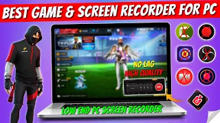 Best Screen & Game Recorder For Low End PC | 60+ FPS High Quality Gameplay Videos Recorder | No Lag