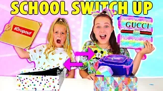 SCHOOL SUPPLIES SWITCH UP!! Back To School w/ Ruby Rube & Amelia