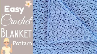 EASIEST CROCHET BABY BLANKET EVER 💥 The Drunken Granny Baby Blanket 🍹 The Secret Yarnery