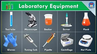 Laboratory Vocabulary | 50 Laboratory Equipment Names | Laboratory Equipment list | Lab Instruments