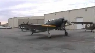 Japanese Zero Fighter Engine Start-up