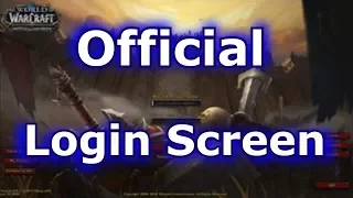 World of Warcraft: Battle For Azeroth (Official Login Screen and Music)