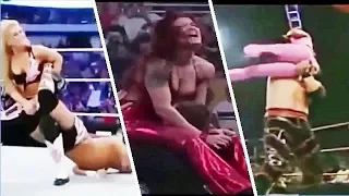 WWE Men Vs Women OMG OMG Moment