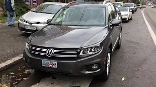 VW Tiguan, американский автомобиль из Грузии 4х4 2014 года.