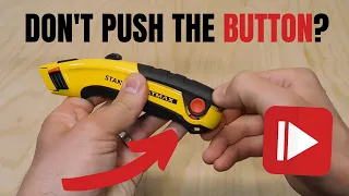 DON'T PUSH STANLEY'S RED BUTTON??? - STANLEY FATMAX 10-778 Retractable Utility Knife - Review