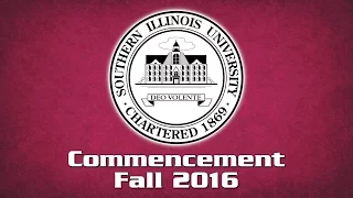 SIU Fall Commencement 2016