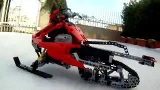 Custom RC snowmobile lego technic
