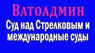 Суд над Стрелковым и международные суды | Ватоадмин