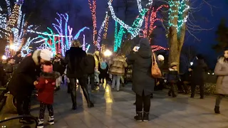 Танцы на Приморском бульваре. Одесса. 19 декабря 2020г.
