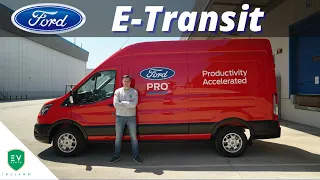 Ford E-Transit All-Electric Van - Full Review and Test Drive