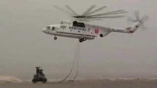 Mil Mi-26  & CH-47 - The giants of Helicopters in action!!!