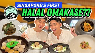 FIRST HALAL OMAKASE IN SINGAPORE??? IS IT WORTH IT?