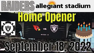 Las Vegas Raiders vs Arizona Cardinals Gameday Experience 09 18 2022