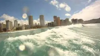 Surfing Waikiki