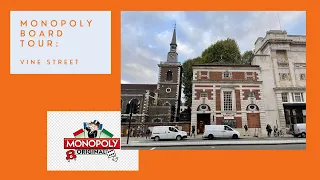 Monopoly Board Tour: 🟠 Vine Street | London Walking Video. November 2021 [4K]