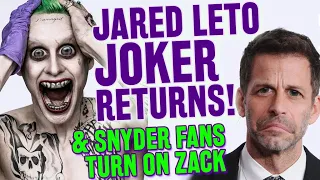 Jared Leto Returns as Joker ?!? Fans Turn on Zack Snyder Justice League