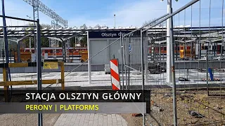 Olsztyn Główny PKP Station | Walk along Platforms 3 and 4 | 19.04.2024