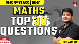 Top 30 Questions Class 9th | Military School Coaching class 9th | Sainik School Online Coaching