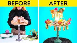 Awesome Lamp Transformation: Quick ways to decorate ordinary stuff