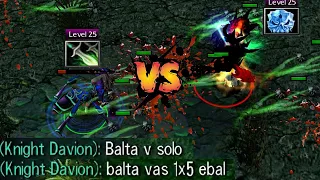 DOTA WEAVER vs SHADOW FIEND LATE GAME (1v5 BALTA SOLO)