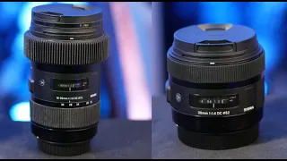 Sigma 18-35 vs 30mm ART lens | Basic Charts and Studio testing with RED Komodo & BMPCC 4K