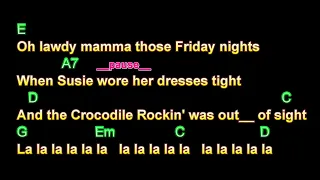 Crocodile Rock, Elton John, Karaoke