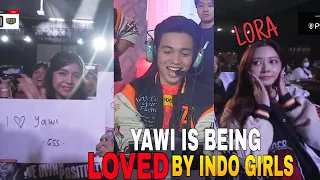 PRETTY INDONESIANS SUPPORTING YAWI IN HIS MPL INDO GAME