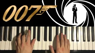 How To Play - JAMES BOND 007 Theme (PIANO TUTORIAL LESSON)