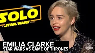 Emilia Clarke: 'Star Wars' vs 'Game of Thrones' | Solo Interview | Extra Butter