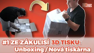 #1 Vlog - Nové tiskárny bambulab X1C - Česká pošta opět perlí - Unboxing