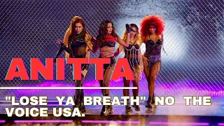 Anitta performando "Lose Ya Breath" no The Voice USA.