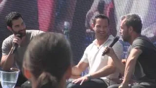 Tyler Hoechlin, Ian Bohen & J.R. Bourne at Alpha Con [describing each other + who would you kill?]