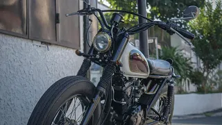 HONDA CB125 Japanese Bratstyle build by Kamote Garage Kustom