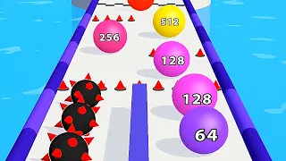 Match Balls 2048 - Ball Merge 3D ! All levels Gameplay (837-845) android, ios