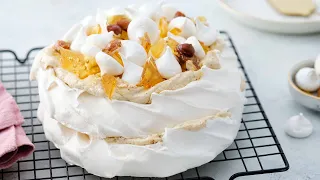 Кофейный Торт ПАВЛОВА - самый нежный десерт. Пирожные Павлова. Pavlova cake. Торт безе