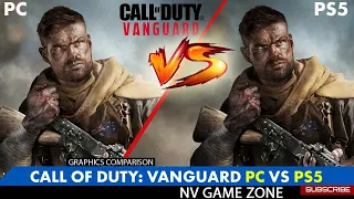 Call of Duty - Vanguard PS5 VS PC Graphics Comparison | PC vs PS5 Side By Side | NV Game Zone