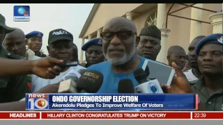 Akeredolu Pledges To Improve Welfare Of Voters