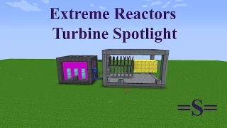 Extreme Reactors - Turbine Spotlight (Minecraft 1.10)